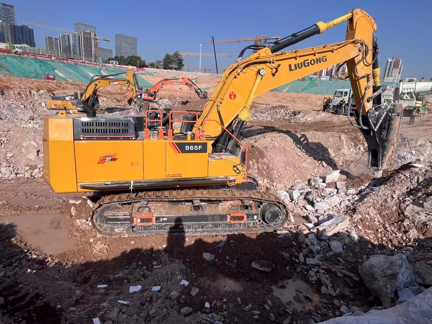 柳工965炮机